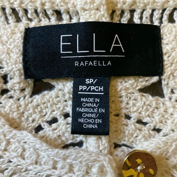 🆕 Petite Crochet Cardigan Sweater
ELLA Rafaella 
￼ - Picture 7 of 12